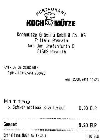 ehel Hffner Kochmtze Restaurant